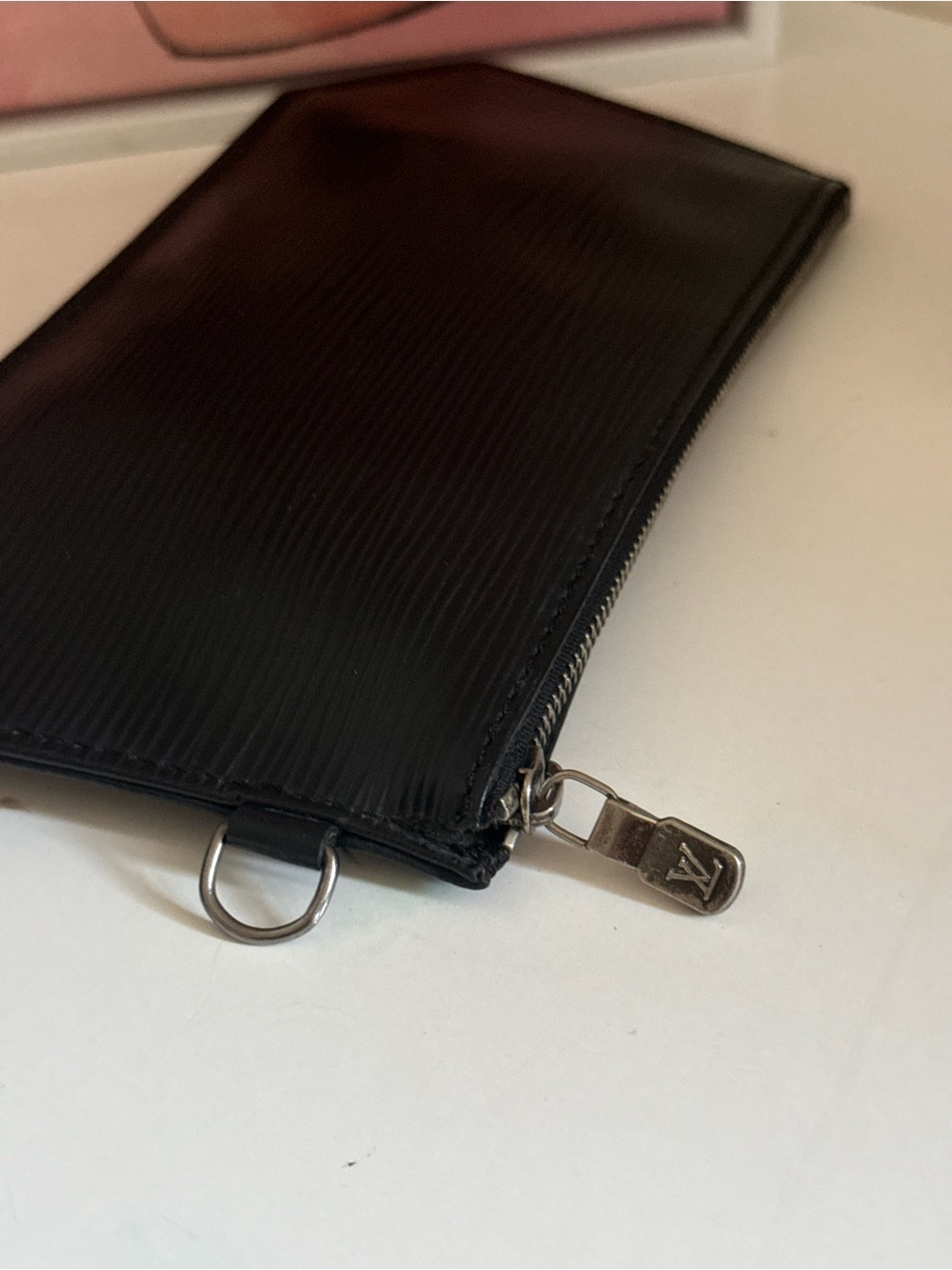Louis Vuitton Black Epi Leather Wristlet Pouch - Picture 8 of 9